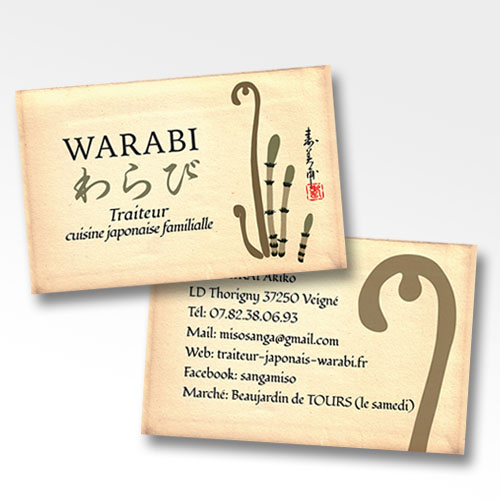 Warabi Carte de visite